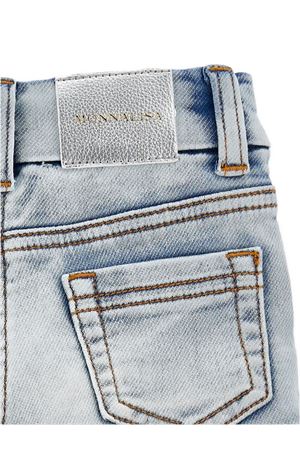 denim cotton skirt MONNALISA KIDS | 19E420NP50200062
